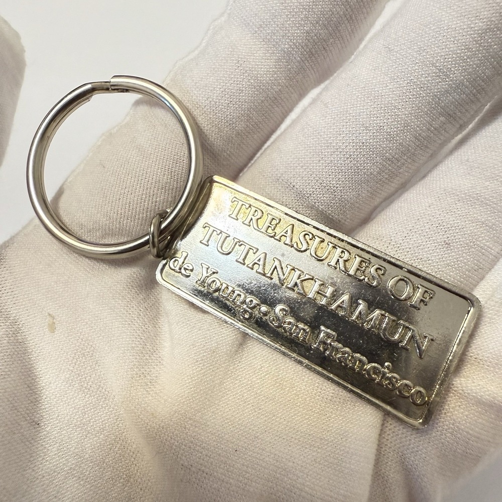 Rare Vintage 70s King Tut Keychain Bag Charm Egypt San Francisco Travel Souvenir - Picture 3 of 9